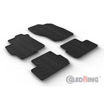 Gledring Rubbermatten passend voor Mitsubishi Lancer VIII Sedan 2008-2017 (T profiel 4-delig + montageclips)
