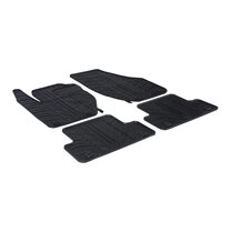  Gledring Rubbermatten passend voor Volvo V40 2012- (T profiel 4-delig + montageclips)