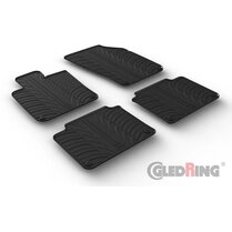 Gledring Rubbermatten passend voor Volvo S90/V90 2016- (T profiel 4-delig + montageclips)