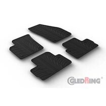 Gledring Rubbermatten passend voor Volvo C30 2006-2013 (T profiel 4-delig + montageclips)