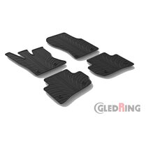 Gledring Rubbermatten passend voor Range Rover Velar 12/2017- (T profiel 4-delig + montageclips)