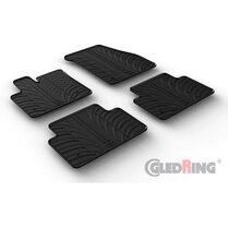 Gledring Rubbermatten passend voor Range Rover Evoque 2019- (T profiel 4-delig + montageclips)