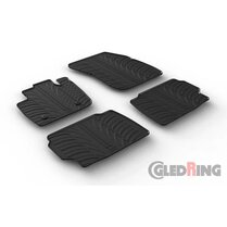 Gledring Rubbermatten passend voor Ford Mondeo 2015- (T profiel 4-delig + montageclips)
