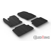 Gledring Rubbermatten passend voor Ford Kuga 2016-2019 (T profiel 4-delig + montageclips)