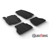 Gledring Rubbermatten passend voor Ford B-Max Facelift 2015- (T profiel 4-delig + montageclips)