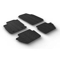 Gledring Rubbermatten passend voor Ford Ecosport Facelift 11/2017- (T profiel 4-delig + montageclips)