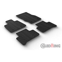 Gledring Rubbermatten passend voor Alfa Romeo Stelvio 3/2017- (T profiel 4-delig + montageclips)