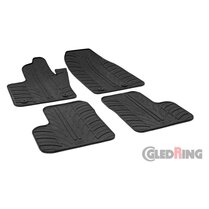 Gledring Rubbermatten passend voor Fiat 500X 2015- (T profiel 4-delig + montageclips)