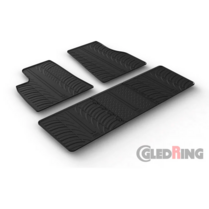 Gledring Rubbermatten passend voor Tesla Model S 2016- incl. Model S 85D (T profiel 5-delig)