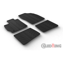 Gledring Rubbermatten passend voor Toyota Prius III 2012-2016 (T profiel 4-delig + montageclips)
