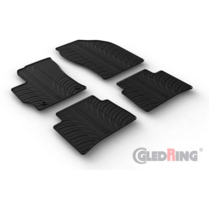  Gledring Rubbermatten passend voor Toyota Corolla Touring Sports Hybrid 12/2018-  (T profiel 4-delig + montageclips)