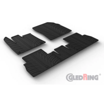 Gledring Rubbermatten passend voor Citroën Berlingo Multispace (T profiel 5-delig + ovale montageclips)