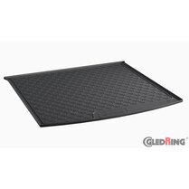 Gledring Rubbasol (Rubber) Kofferbakmat passend voor Skoda Kodiaq (5-Personen) 2017-2024 (Hoge variabele laadvloer met reservewiel)