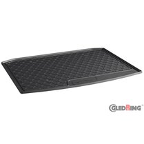 Gledring Rubbasol (Rubber) Kofferbakmat passend voor Skoda Karoq 4WD 7/2017- (Lage laadvloer)