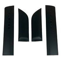 Oneway Set deurpanelen passend voor Dacia Duster II 2018-2024 - Matzwart