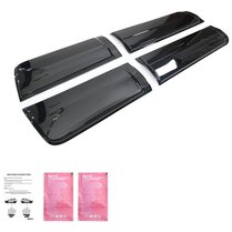 Oneway Set deurpanelen passend voor Ford Ranger T6/T7/T8 2012-2022 - Glanzend zwart