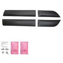 Oneway Set deurpanelen passend voor Dacia Duster II 2018-2024 (zonder Duster markering) - Matzwart