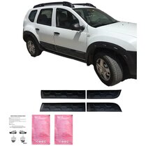 Oneway Set deurpanelen passend voor Dacia Duster I 2010-2017 (Off-Road) (zonder Duster markering) - Matzwart