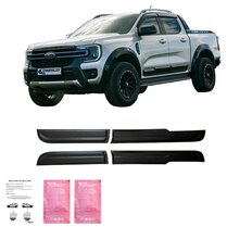  Oneway Set deurpanelen passend voor Ford Ranger T9 2022- - Matzwart