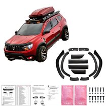Oneway Complete bodykit passend voor Dacia Duster II 2018-2024 met Park Assist - Matzwart