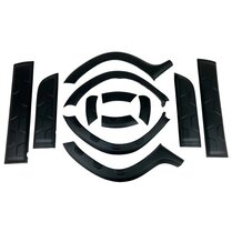 Oneway Complete bodykit passend voor Dacia Duster I 2010-2017 (Offroad) (zonder Duster markering) - Matzwart