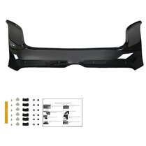 Oneway Motorkapbeschermer (steenslagcover) passend voor Fiat Doblo 2e Gen. 2010-2015 - Glanzend zwart