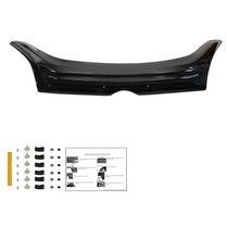 Oneway Motorkapbeschermer (steenslagcover) passend voor Fiat Doblo 2e Gen. Facelift 2015-2020 - Glanzend zwart