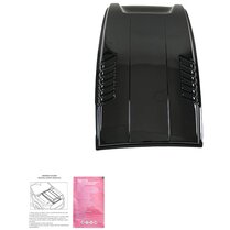 Oneway Motorkapluchtinlaat (Scoop) passend voor Ford Ranger T7/T8 2015-2022 - Glanzend zwart