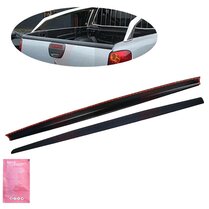 Oneway Achterklepafdeklijst passend voor Mitsubishi L200 Triton 4 2007-2014 - Matzwart