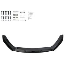 Oneway Voorspoilerlip passend voor Seat Leon (5F) HB/SC/ST FR/Cupra Facelift 2017-2020 - Glanzend zwart
