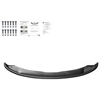 Oneway Voorspoilerlip passend voor Tesla Model 3 2017-2024 - Glanzend zwart