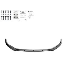 Oneway Voorspoilerlip passend voor Opel Corsa F 2019- - Glanzend zwart