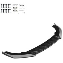  Oneway Voorspoilerlip passend voor Cupra Leon Facelift 2024- - Glanzend zwart