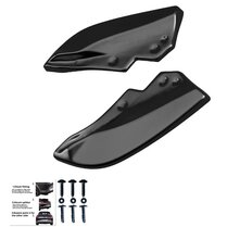  Oneway Achterbumperskirts (Hoeken) passend voor Cupra Formentor 2020-2024 & Facelift 2024- - Glanzend zwart