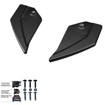  Oneway Achterbumperskirts (Hoeken) passend voor Seat Leon (5F) HB FR/Cupra 2013-2020 - Glanzend zwart