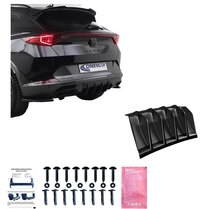 Oneway Achterbumperskirt (Diffuser) passend voor Cupra Formentor 2020-2024 excl. VZ/VZ5 - Glanzend zwart
