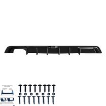  Oneway Achterbumperskirt (Diffuser) passend voor Seat Leon (5F) HB FR Facelift 2017-2020 - Glanzend zwart