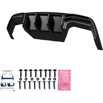 Oneway Achterbumperskirt (Diffuser) passend voor Cupra Formentor 2020-2024 excl. VZ5 - Versie 2 - Glanzend zwart