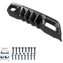 Oneway Achterbumperskirt (Diffuser) passend voor Cupra Leon HB MK1 2020- - Glanzend zwart